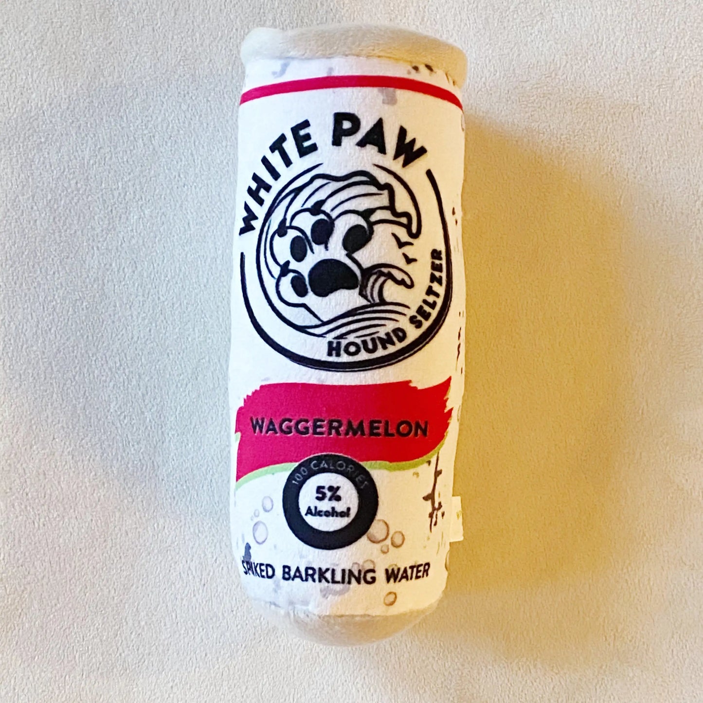 White Paw Bark Dog Toy