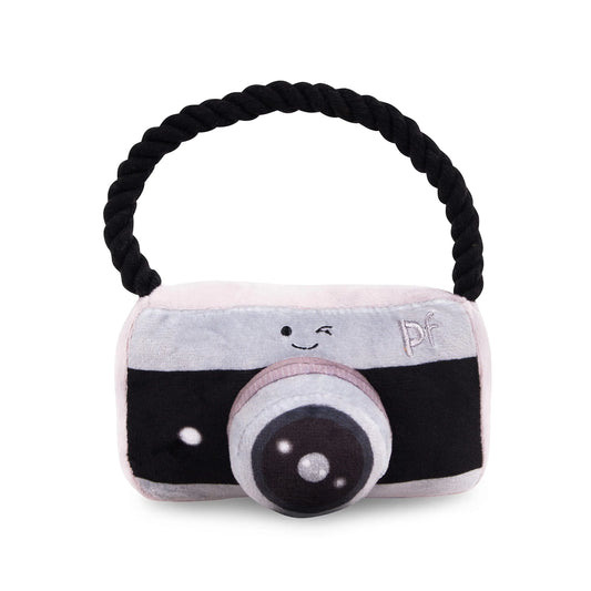 Petface Retro Camera Plush Dog Toy