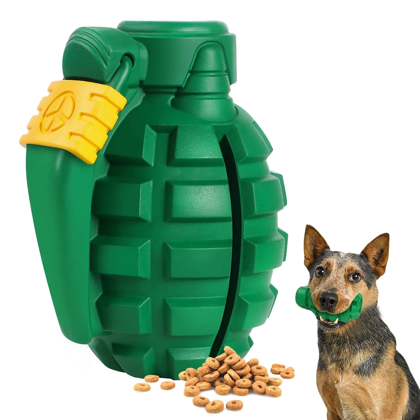 Dog Toys for Aggressive Chewers Indestructible Dog Toys for Large Dogs Dog Chew Toy Dog Chew Toy for Aggressive Chewers Durable Dog Toy for Large Dogs Heavy Duty Dog Toy Large Dog Toys (Green)